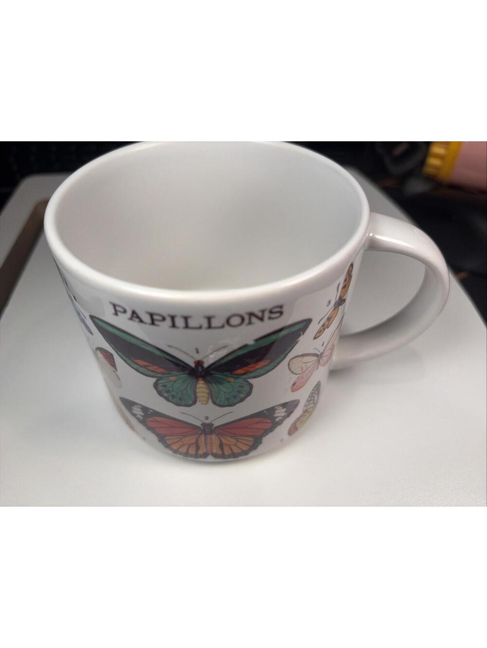 Papillons Butterflies 2023 Cup Mug 14 oz Ceramic - Cavalier & Co.